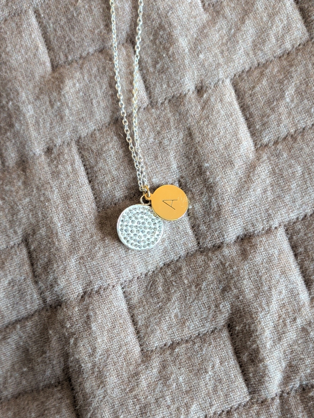 Personalized Gold and Silver-toned Necklace